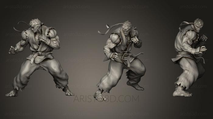 Figurines heroes, monsters and demons (STKM_0314) 3D model for CNC machine